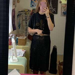 Sparkly Midi skirt